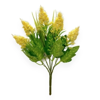 Buchet Artificial  Celosia Galben